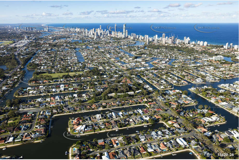 Aerial Photo Broadbeach Waters QLD Aerial Photography