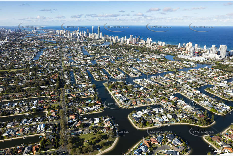 Aerial Photo Broadbeach Waters QLD Aerial Photography