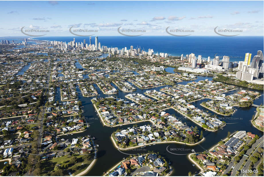 Aerial Photo Broadbeach Waters QLD Aerial Photography