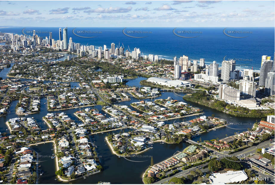 Aerial Photo Broadbeach Waters QLD Aerial Photography