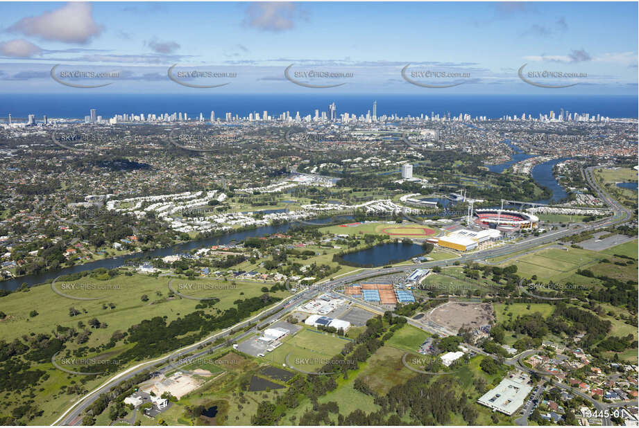 Aerial Photo Carrara QLD Aerial Photography