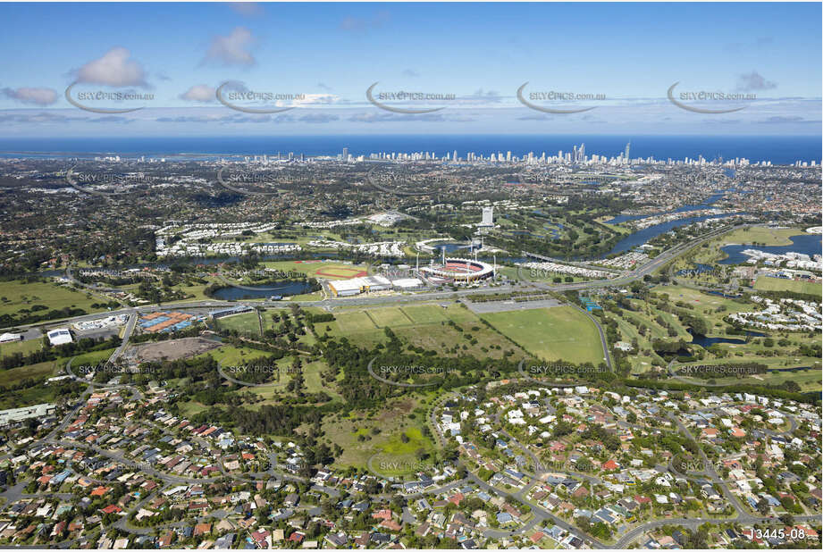 Aerial Photo Carrara QLD Aerial Photography