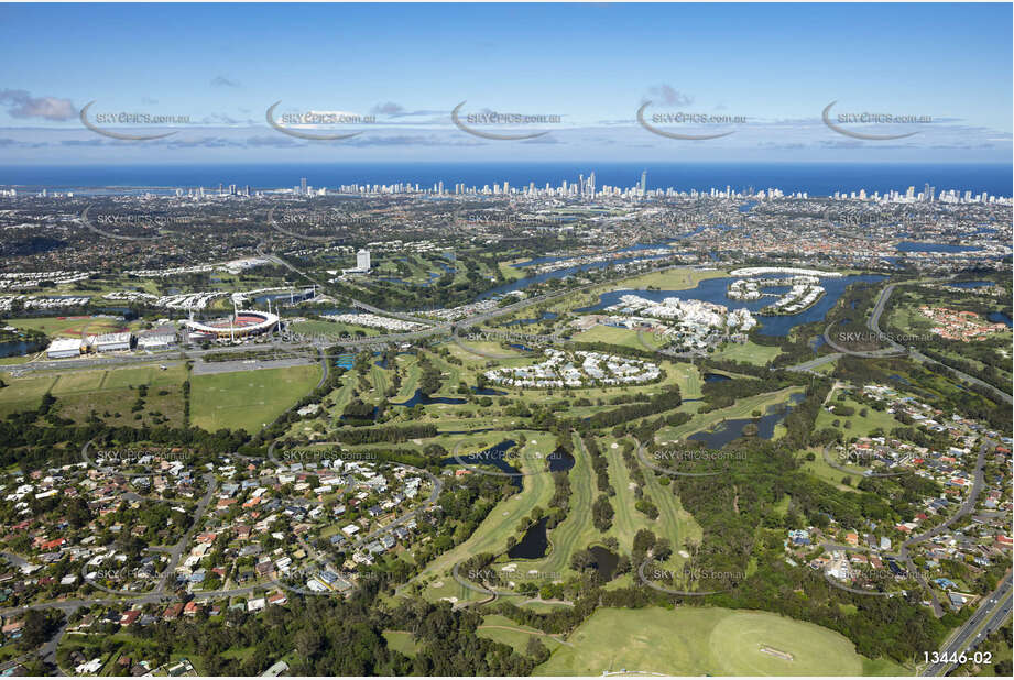 Aerial Photo Carrara QLD Aerial Photography