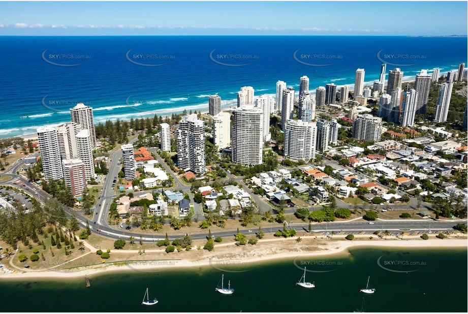 Aerial Photo Main Beach QLD Aerial Photography