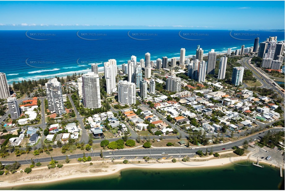 Aerial Photo Main Beach QLD Aerial Photography