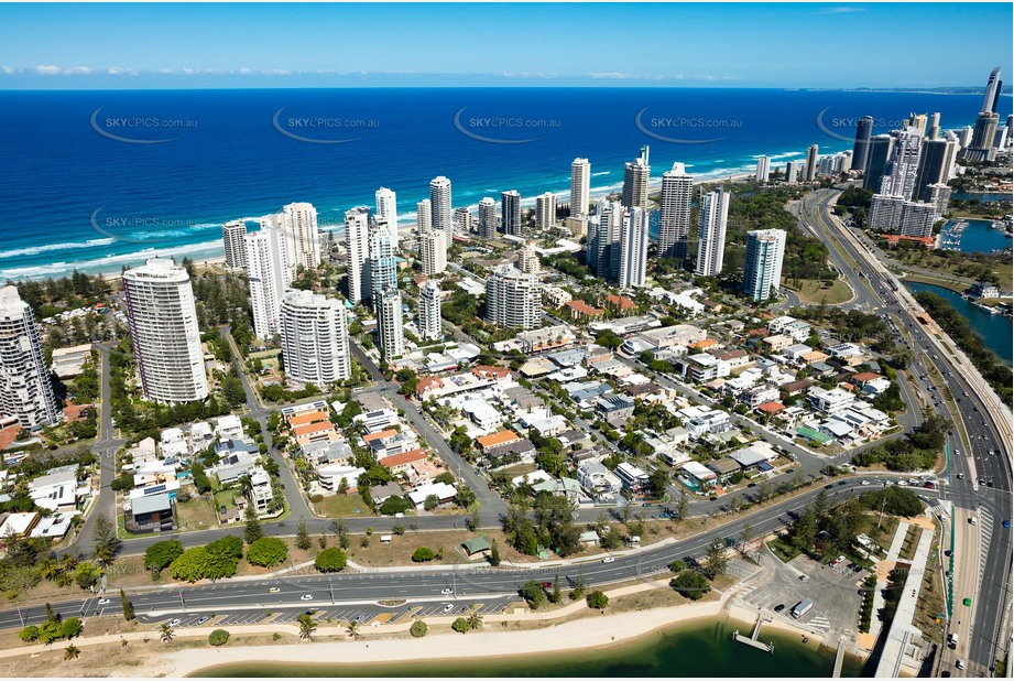 Aerial Photo Main Beach QLD Aerial Photography