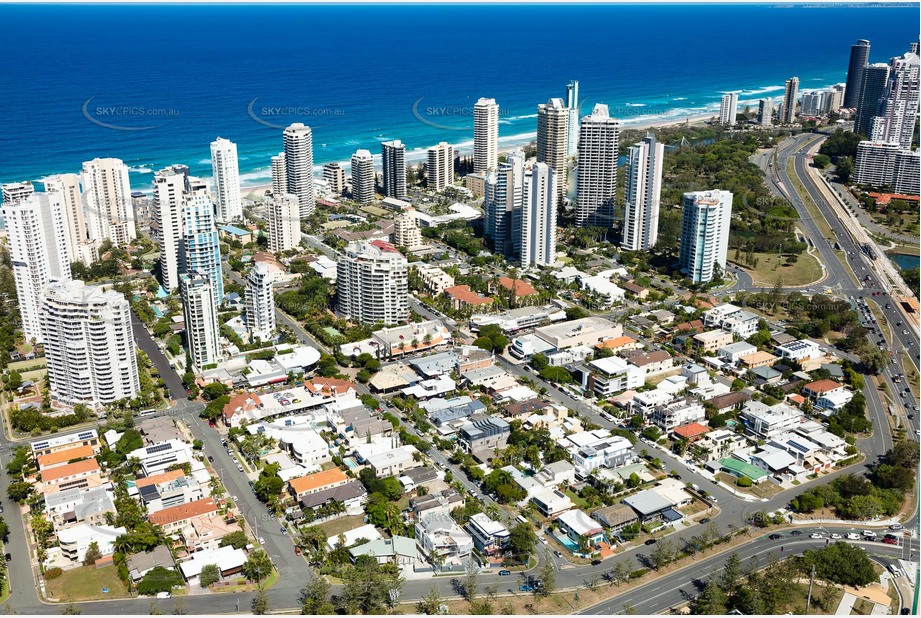 Aerial Photo Main Beach QLD Aerial Photography