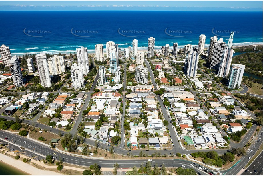 Aerial Photo Main Beach QLD Aerial Photography