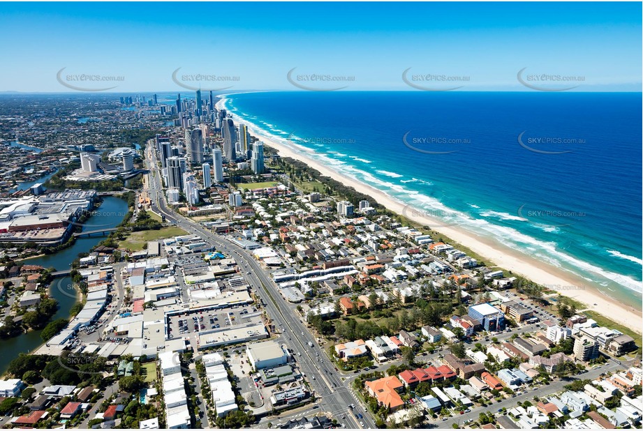 Aerial Photo Mermaid Beach QLD Aerial Photography