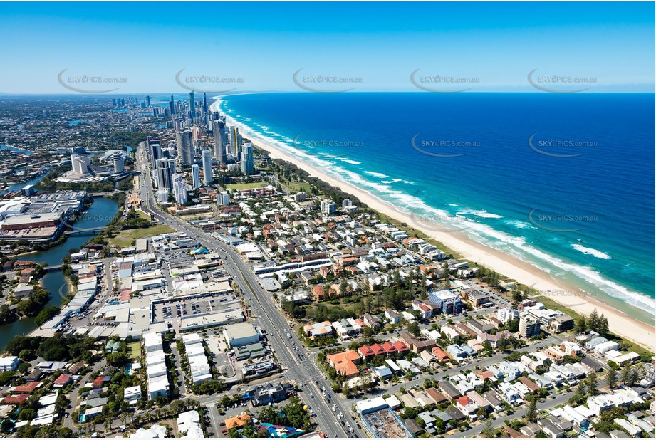 Aerial Photo Mermaid Beach QLD Aerial Photography