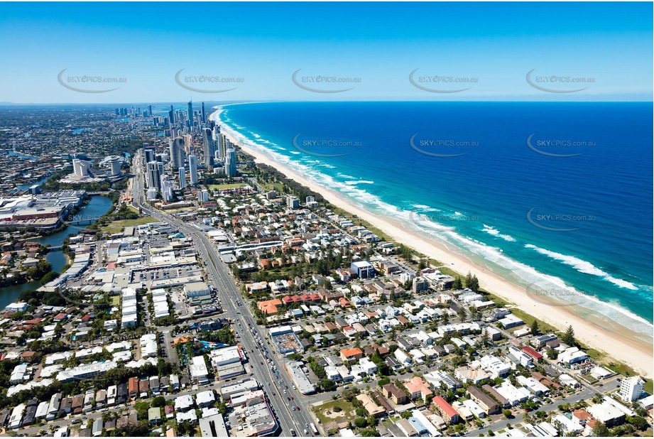 Aerial Photo Mermaid Beach QLD Aerial Photography