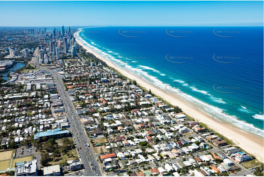 Aerial Photo Mermaid Beach QLD Aerial Photography