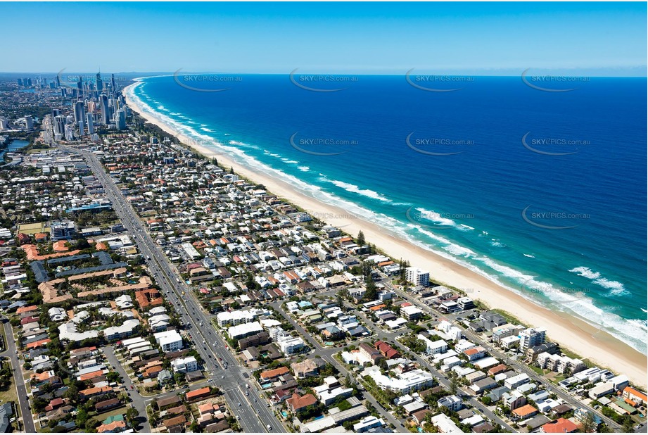 Aerial Photo Mermaid Beach QLD Aerial Photography