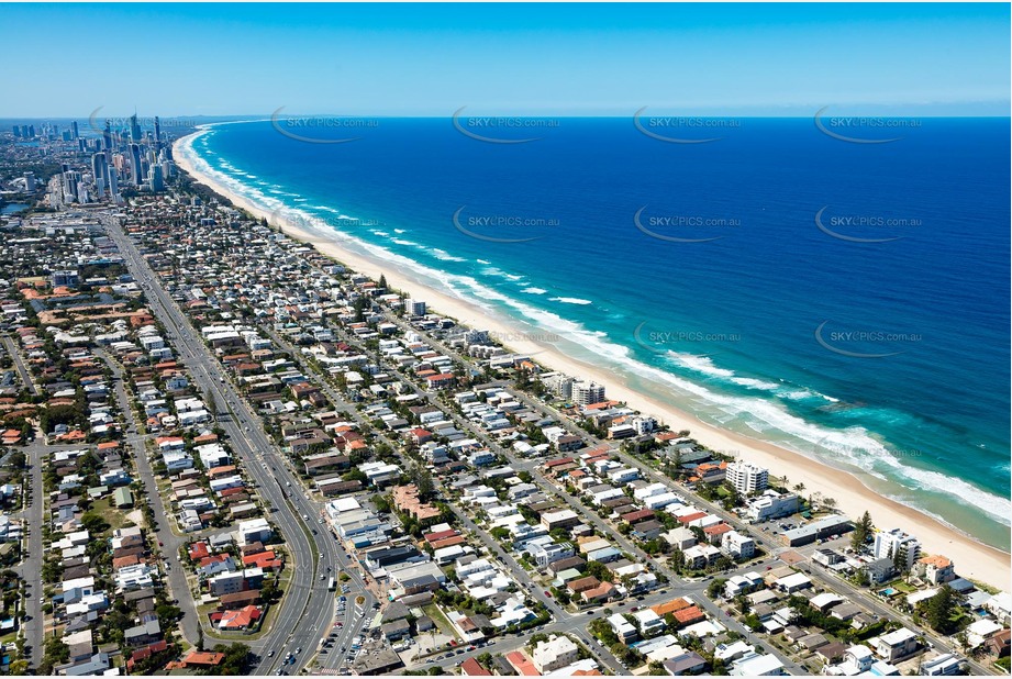 Aerial Photo Mermaid Beach QLD Aerial Photography