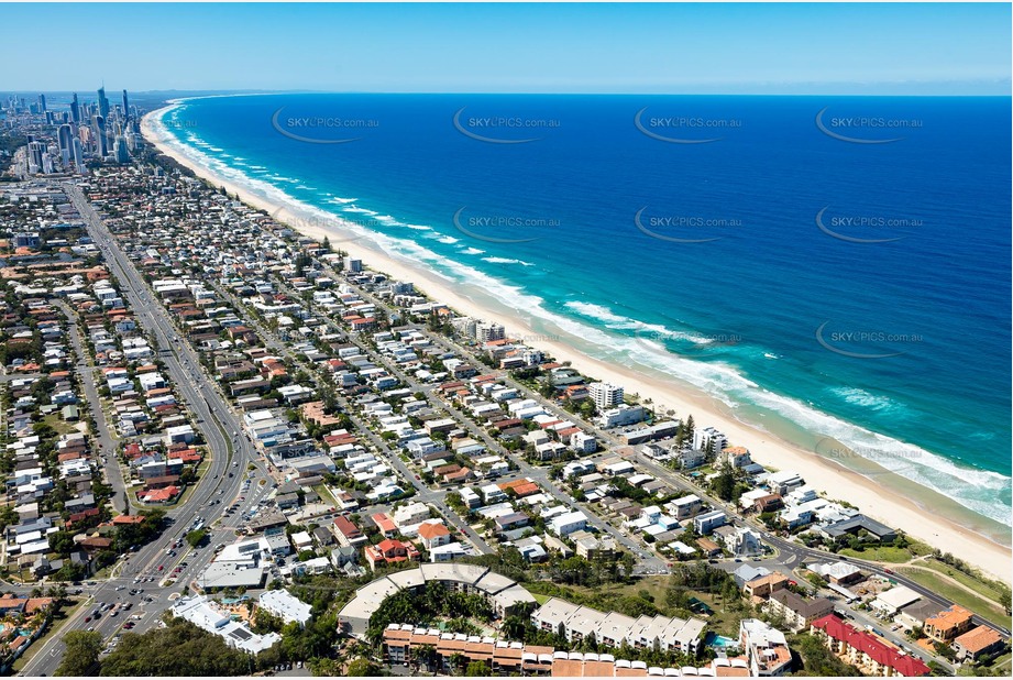 Aerial Photo Mermaid Beach QLD Aerial Photography