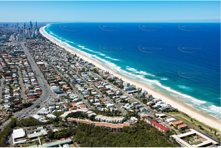 Aerial Photo Mermaid Beach QLD Aerial Photography