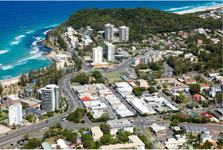 Aerial Photo Burleigh Heads QLD Aerial Photography