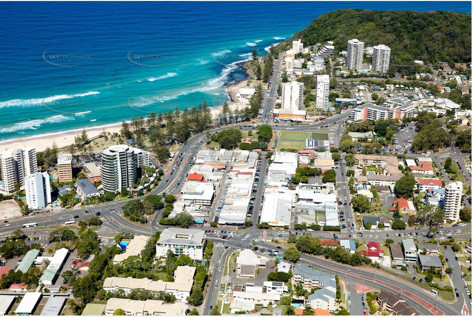 Aerial Photo Burleigh Heads QLD Aerial Photography