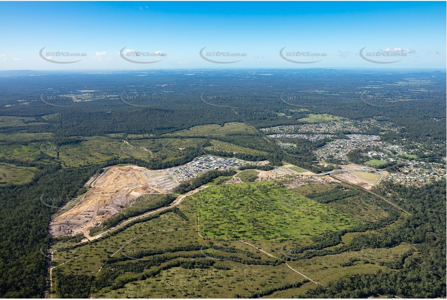 Development at Flagstone Estate QLD Aerial Photography