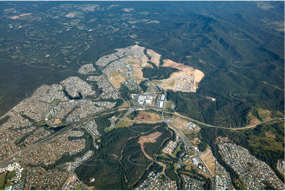 High Altitude Aerial Photo Springfield Central QLD Aerial Photography