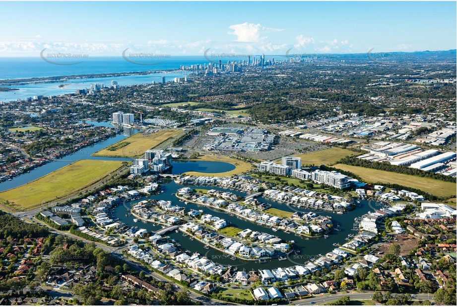 Aerial Photo Biggera Waters QLD Aerial Photography