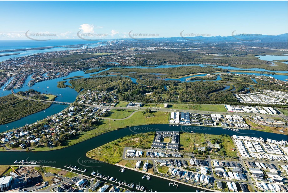 Aerial Photo Hope Island QLD Aerial Photography