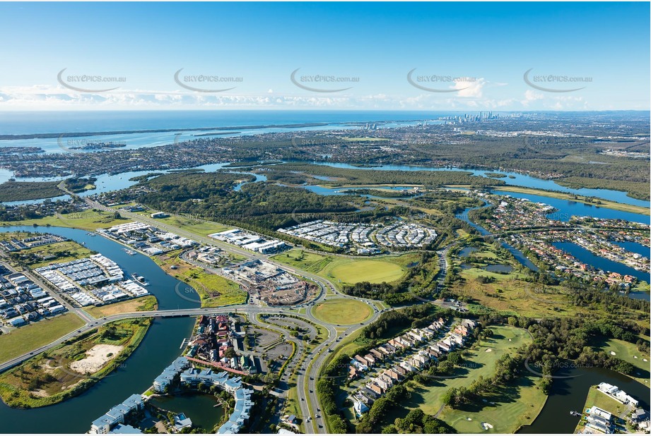 Aerial Photo Hope Island QLD Aerial Photography