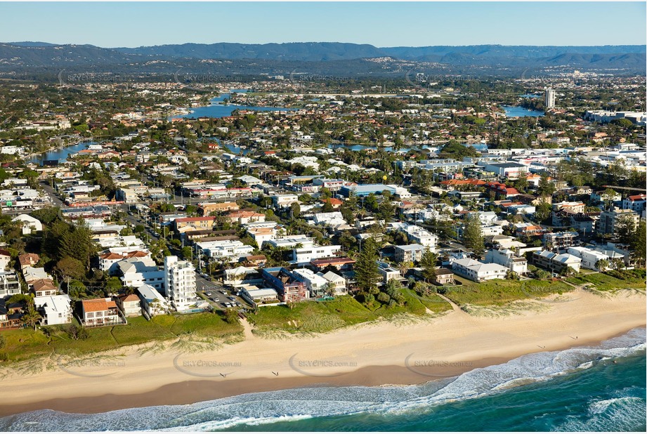 Aerial Photo Mermaid Beach QLD Aerial Photography