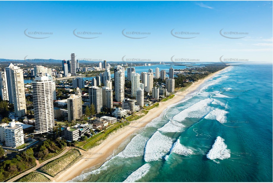 Aerial Photo Main Beach QLD Aerial Photography