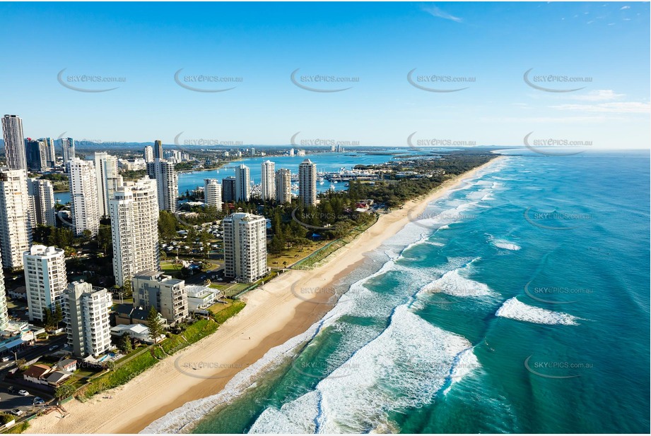 Aerial Photo Main Beach QLD Aerial Photography