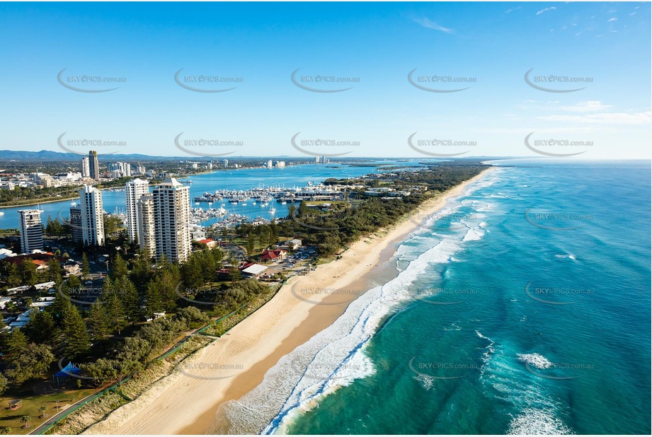 Aerial Photo Main Beach QLD Aerial Photography