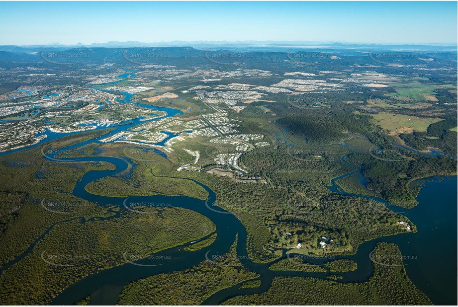 High Altitude Aerial Photo Coomera QLD Aerial Photography