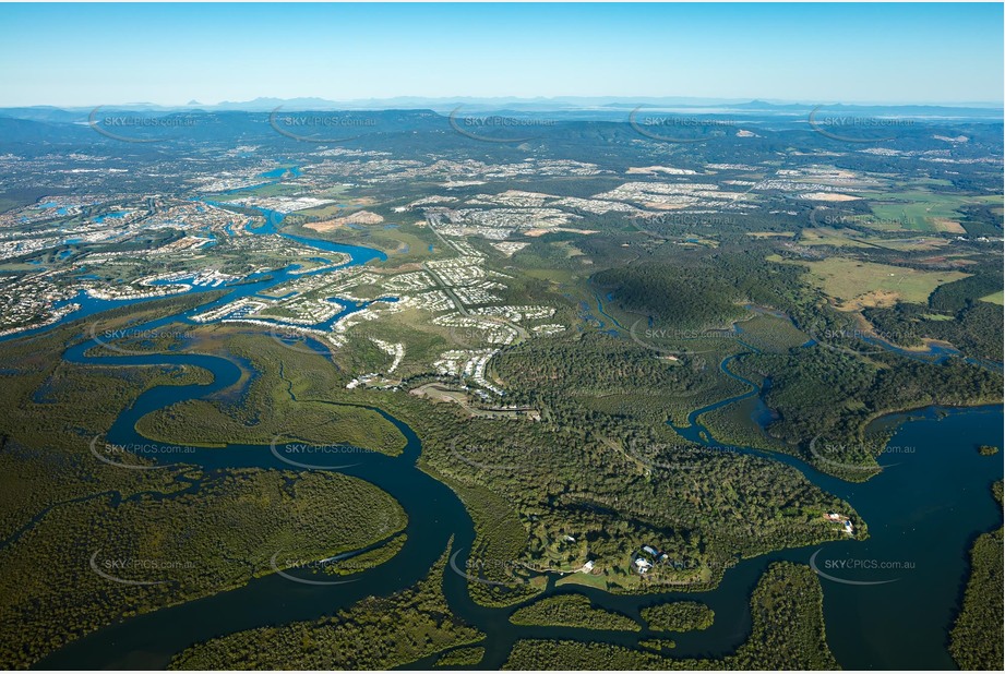 High Altitude Aerial Photo Coomera QLD Aerial Photography