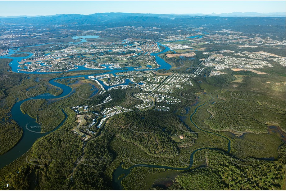 High Altitude Aerial Photo Coomera QLD Aerial Photography