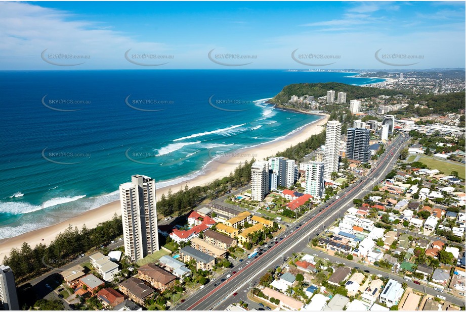 Aerial Photo Burleigh Heads QLD Aerial Photography