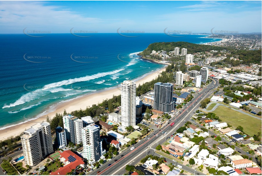 Aerial Photo Burleigh Heads QLD Aerial Photography