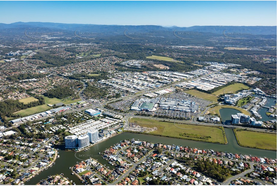 Aerial Photo Biggera Waters QLD Aerial Photography