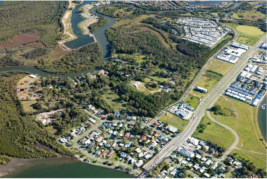 Aerial Photo Hope Island QLD Aerial Photography