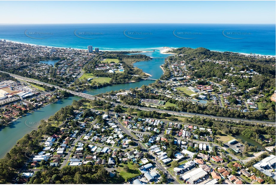 Aerial Photo Currumbin Waters QLD Aerial Photography