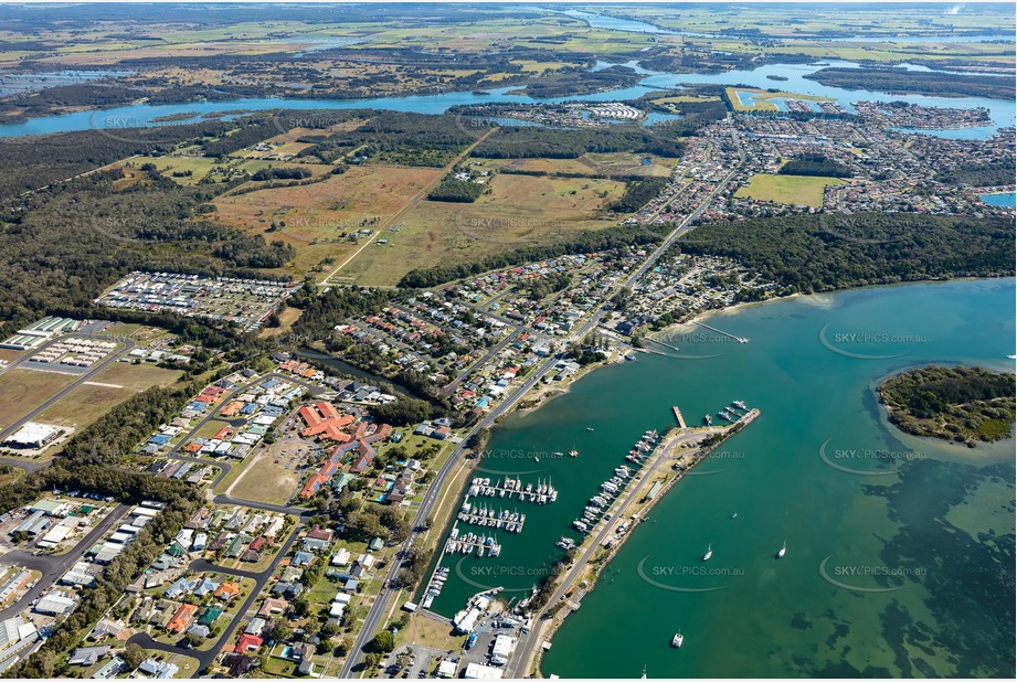 Aerial Photo Yamba NSW Aerial Photography