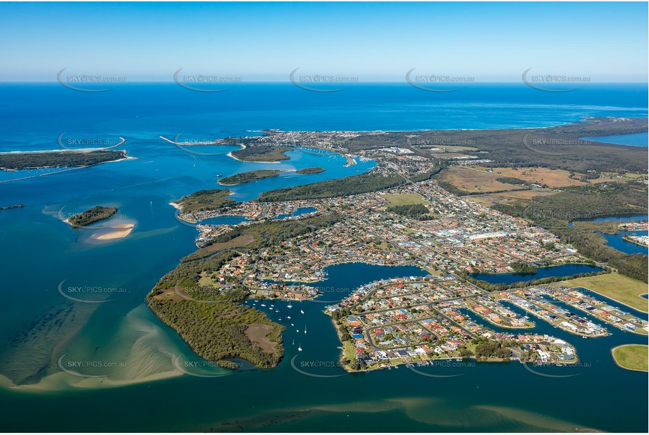 Aerial Photo Yamba NSW Aerial Photography