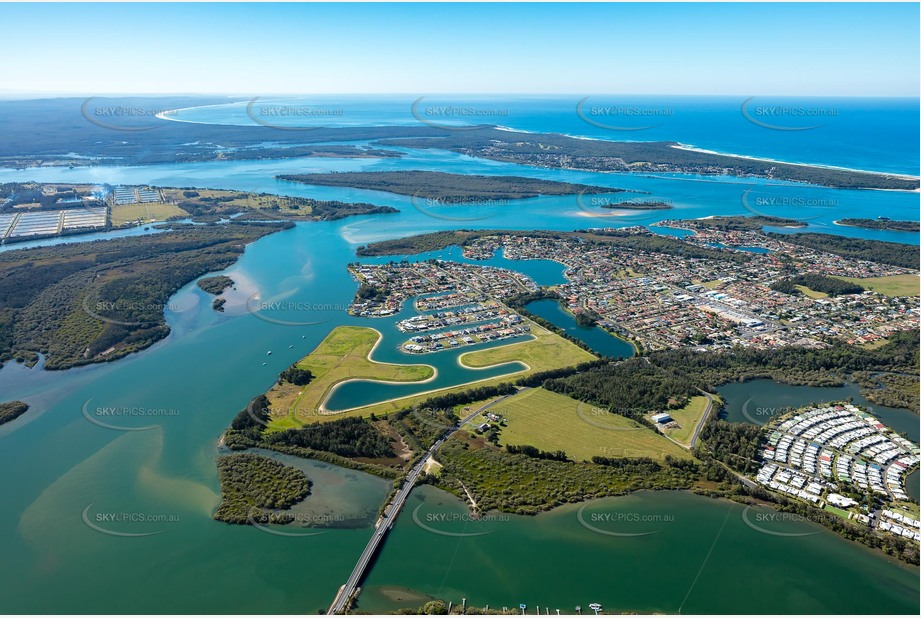 Aerial Photo Yamba NSW Aerial Photography