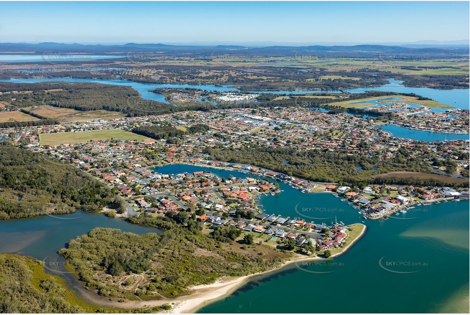 Aerial Photo Yamba NSW Aerial Photography