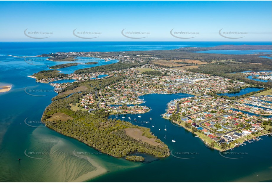 Aerial Photo Yamba NSW Aerial Photography