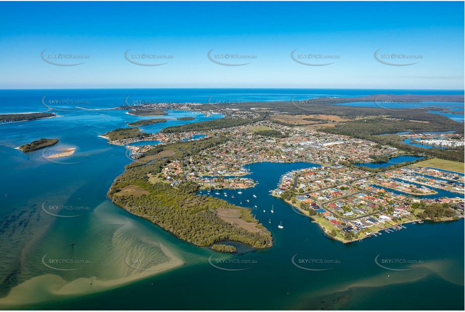 Aerial Photo Yamba NSW Aerial Photography