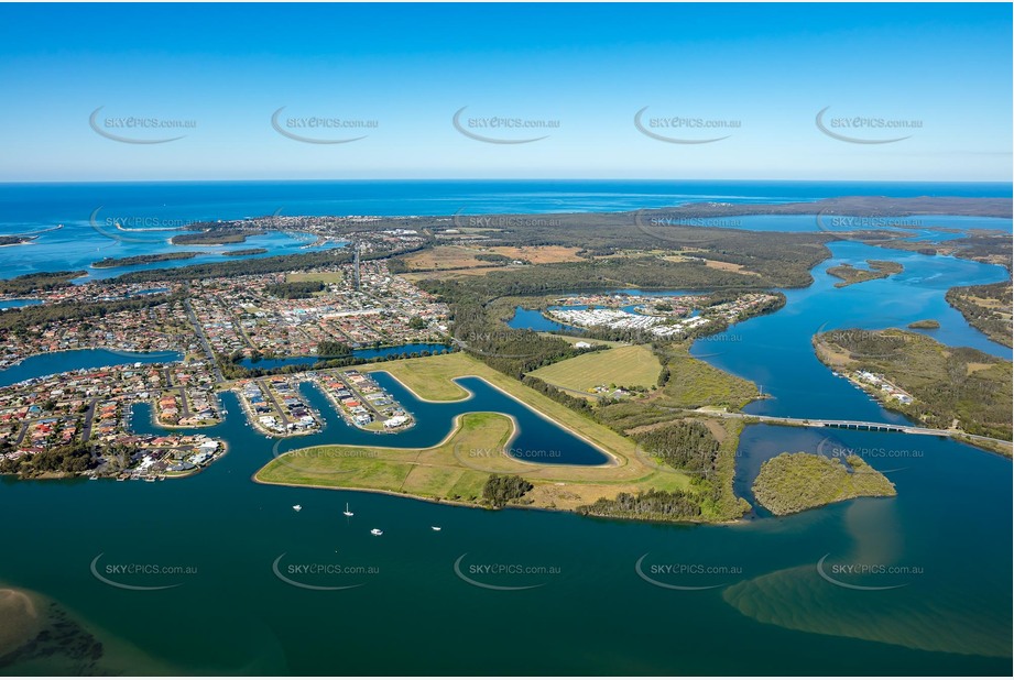 Aerial Photo Yamba NSW Aerial Photography