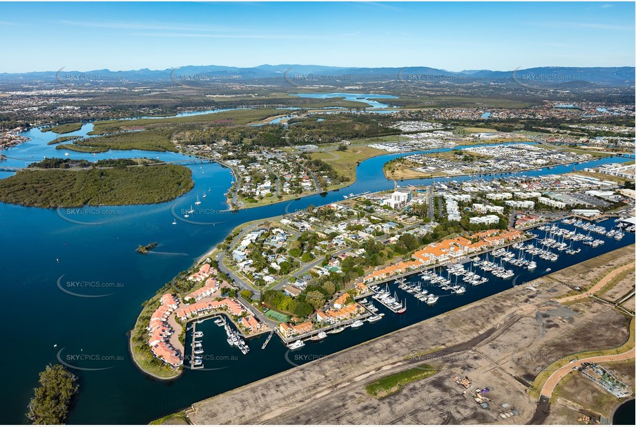 Aerial Photo Hope Island QLD Aerial Photography