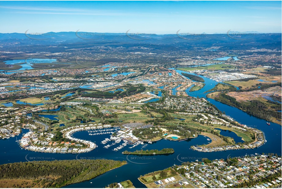 Aerial Photo Hope Island QLD Aerial Photography