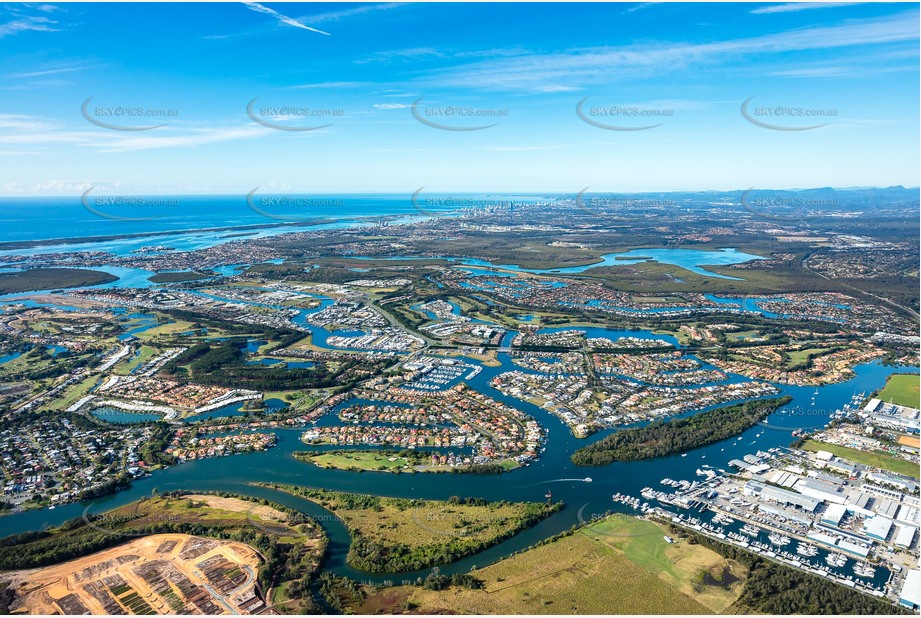 Aerial Photo Hope Island QLD Aerial Photography