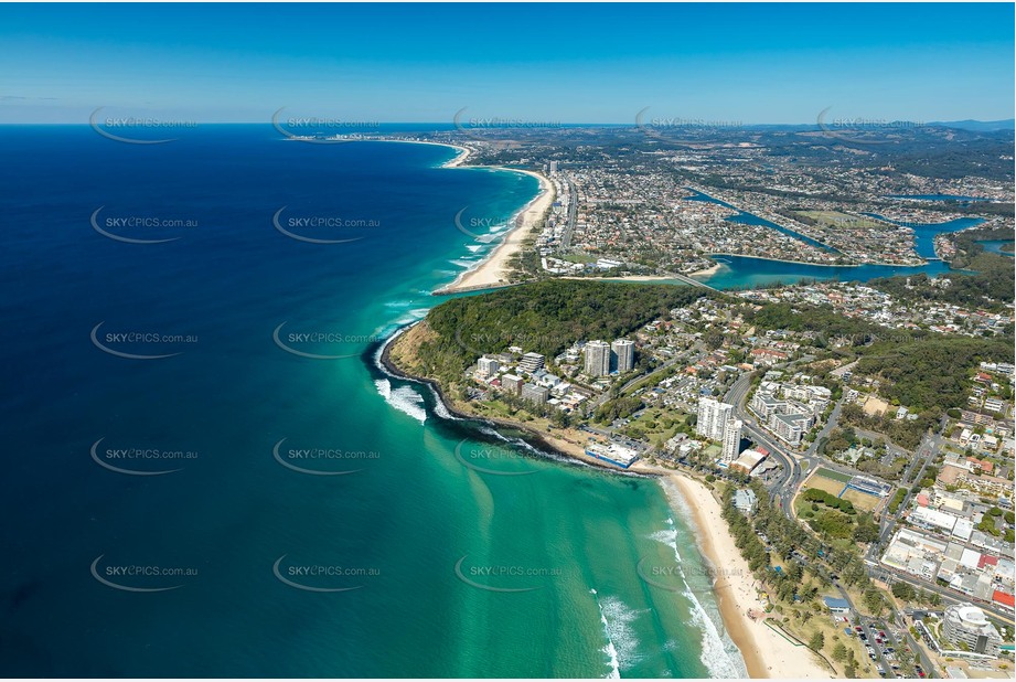 Aerial Photo Burleigh Heads QLD Aerial Photography